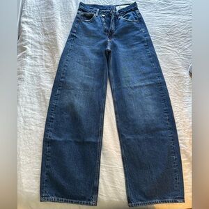 Zara Denim balloon Blue Jeans